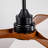 Modern Ceiling Fan With Light 3 ABS  Blades Remote Control Reversible DC Motor With Dimmable LED