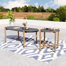 Two Outdoor Patio Coffee Tables (set Of 2)