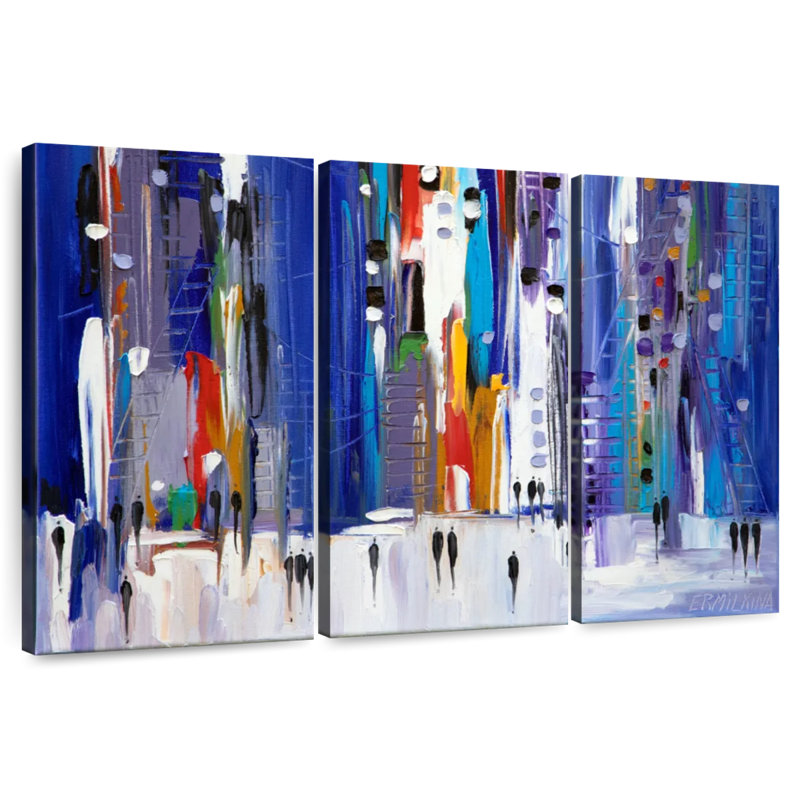 Avery Night City, 36" H x 57" W