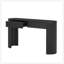 Console moderne de 54 po avec plateau ovale et 2 tiroirs-832671952