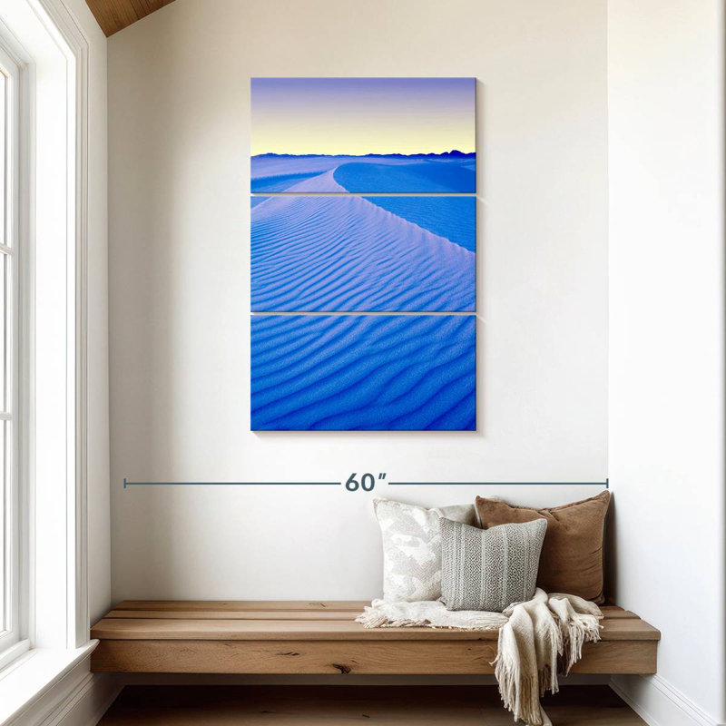 White Sands Blue Desert, H 45 po x l 28 po