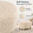 20.5" Small Polyester Upholstered Footstool Ottoman with Wood Legs for Living Room-1337963782