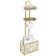 Toilet Paper Holder Tissue Rack Stand with Roll Storage Basket