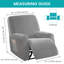 Housse pour fauteuil inclinable à coussins carrés/rectangulaires-1367264841