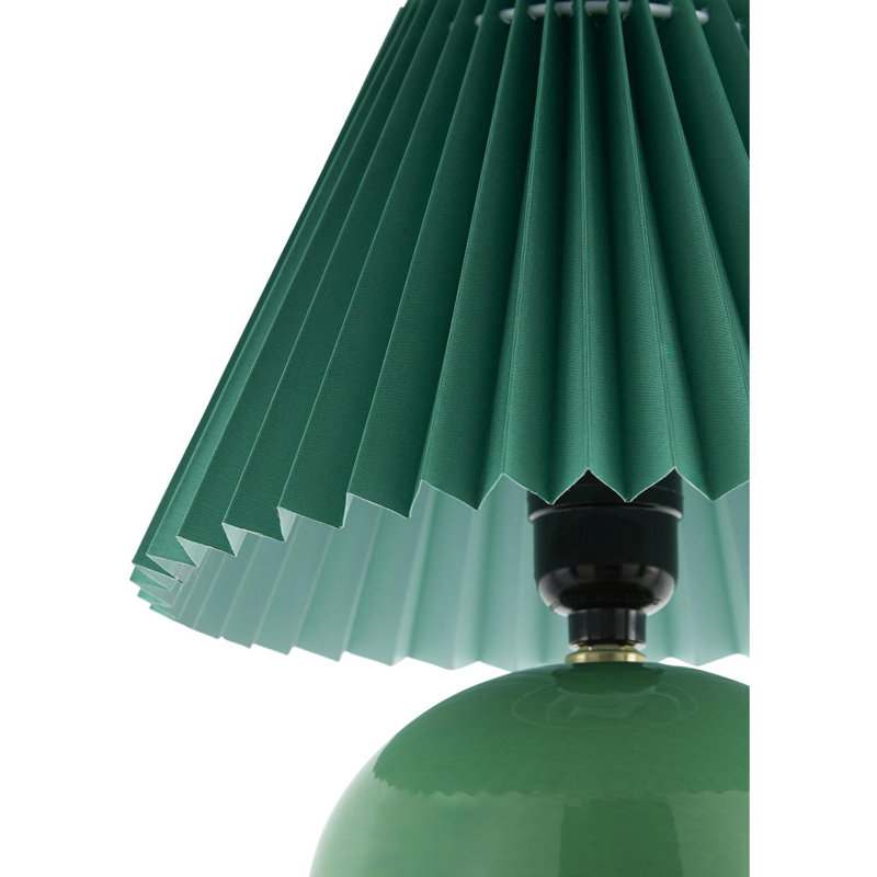 Lampe de table Trunetta, Vert foncé