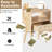 Alfonce 15.75" Wide End Table With Rattan Drawer, WIth Open Storage Space With Mid-level Cut-outs And Solid Wood legs Side Table for Living Room, Bedroom-1161588263