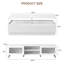 Modern Living Room Set, LED TV Stand & Coffee Table Combo With Storage-1858999293