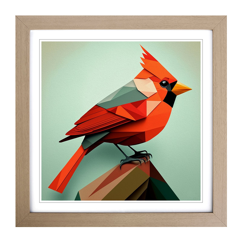Single Picture Frame Print on Wood, Oak