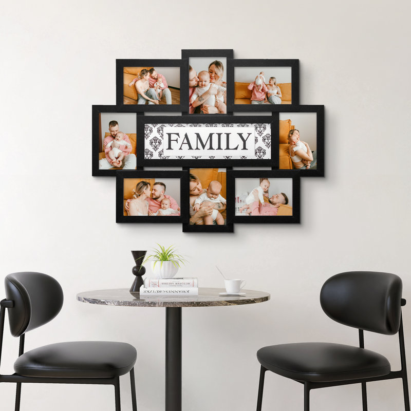 Pourteau 8 Opening Family Picture Frame 