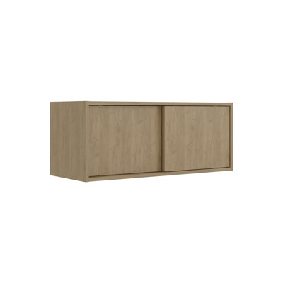 Note 32-Inch Wide Wall Storage Cabinet With Sliding Doors