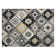 Machine Washable Indoor/Outdoor Xhevrie Black Rug