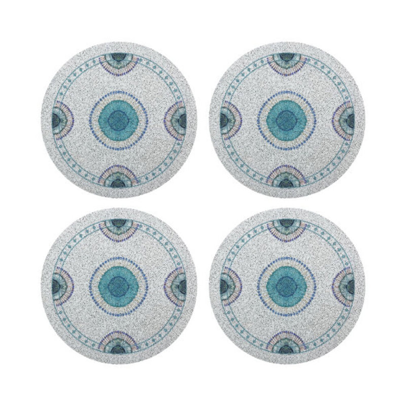 Glass Beads Round Beaded Placemats