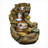 Fountains | Cascading Indoor Outdoor Rock Fountain with LED Lights, 19"L x 15"W x 19"H for Garden Patio Porch Living Room | Resin | Tiered Waterfall Fountain