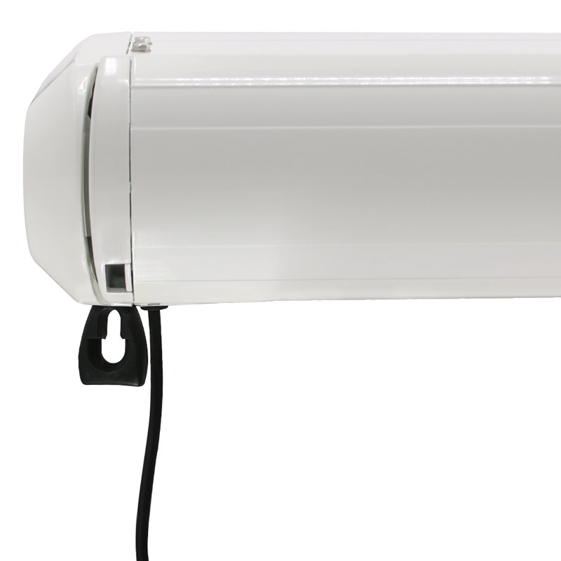 Dakota Fields 350cm W x 250cm D Fabric Multi-stripe Cover Motorised Retractable Patio Awning