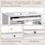 Meuble-lavabo de 36 po avec lavabo supérieur, meuble-lavabo moderne avec 2 tiroirs et tiroir escamotable, meuble-lavabo simple-115898709