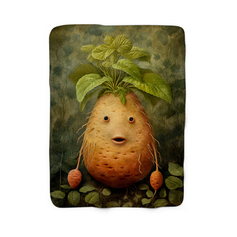  Couverture Vibrant Veggie Abundance, Lit simple