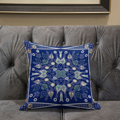 Housse et insert de coussin carré en polyester intérieur / extérieur