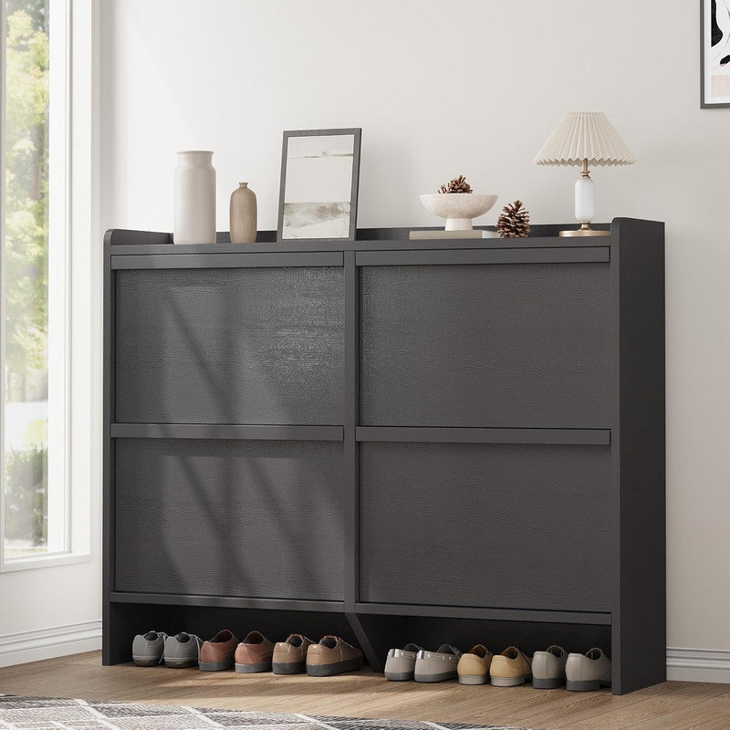 24 Pair Flip Down Shoe Storage
