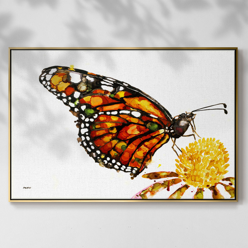 " On A Clear Day ", Gold, 17" H x 25" W x 2" D