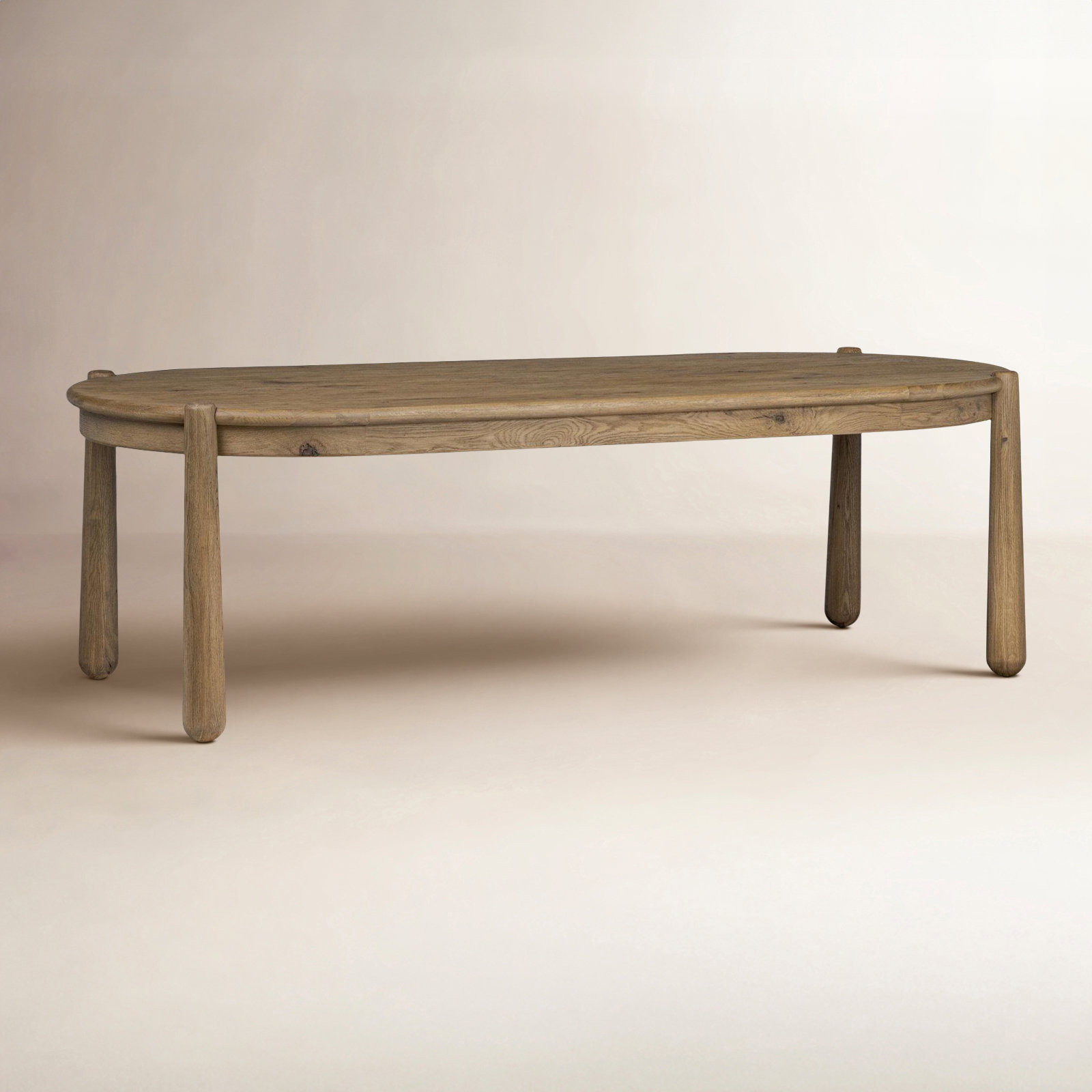 Salvador Dining Table, Smoked Oak