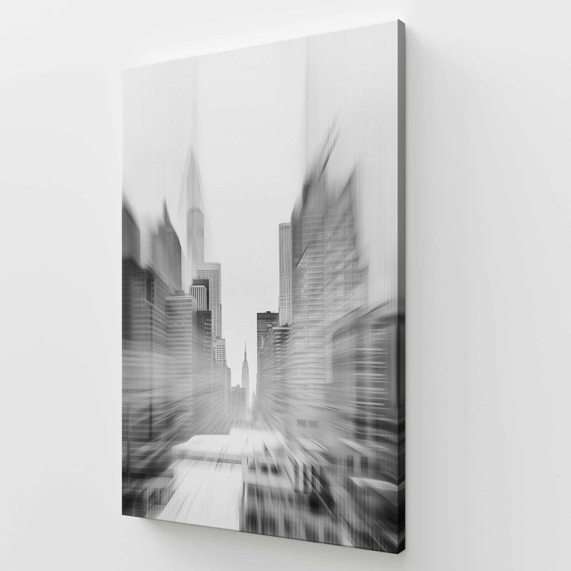 NYC City Rhythms Canvas Print, Wrapped Canvas, 72" H x 48" W x 1.25" D