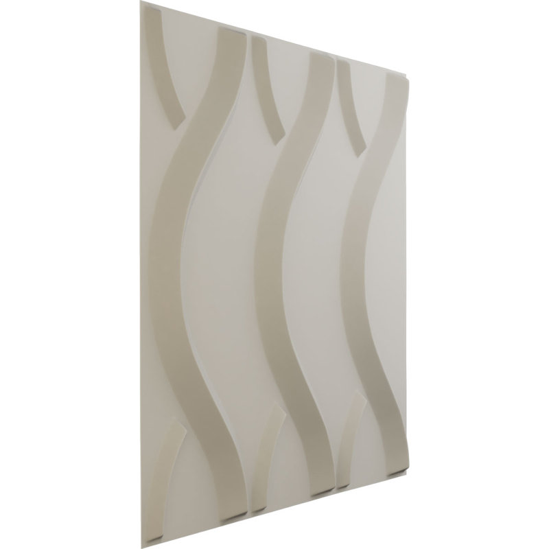 Panneau mural décoratif 3D Nexus EnduraWall, Blanc fleur satiné UltraCover