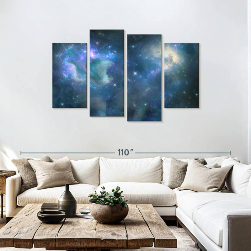 Oberle Space Nebula, 48"H x 75"W