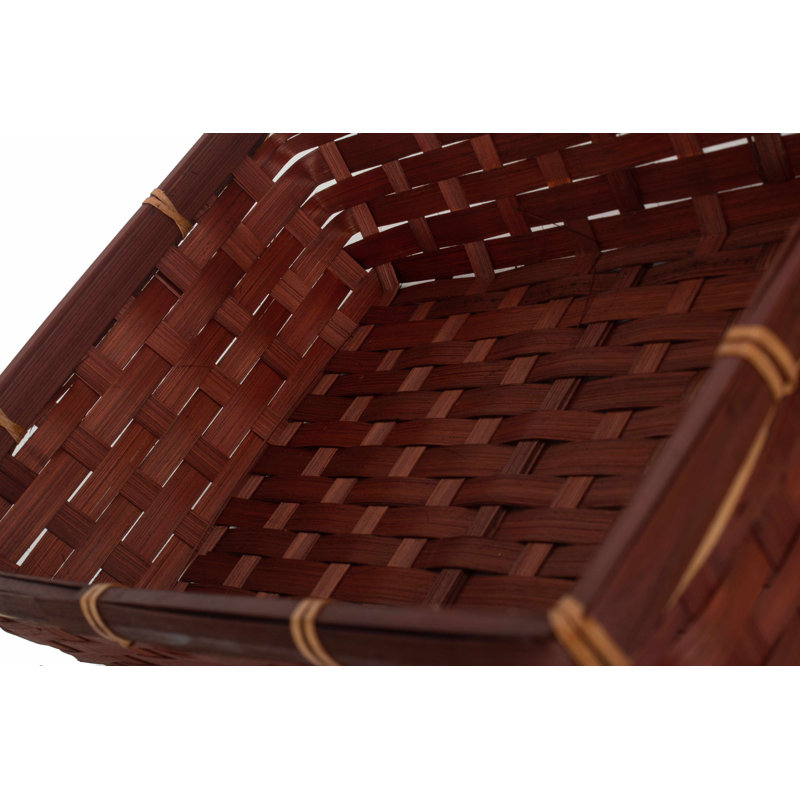 Flintville Wicker Bamboo Packing Tray Basket