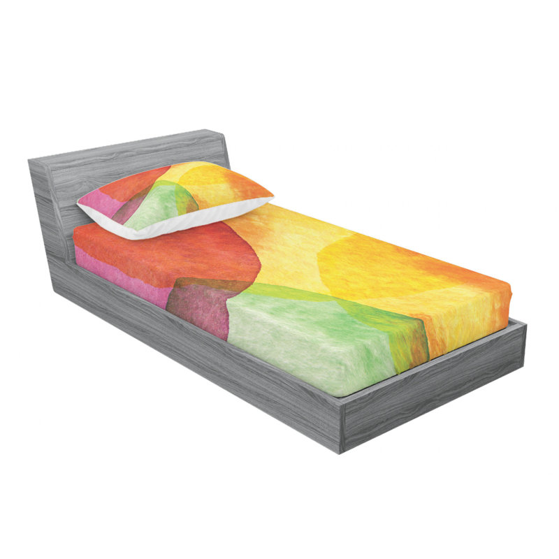 Microfiber Sheet Set, Twin Sheet Set with Fitted Sheet