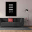 «Never donner vers le haut» par Design Fabrikken, art mural sur toile giclée-961937739