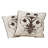 Floral Linen Throw Pillow