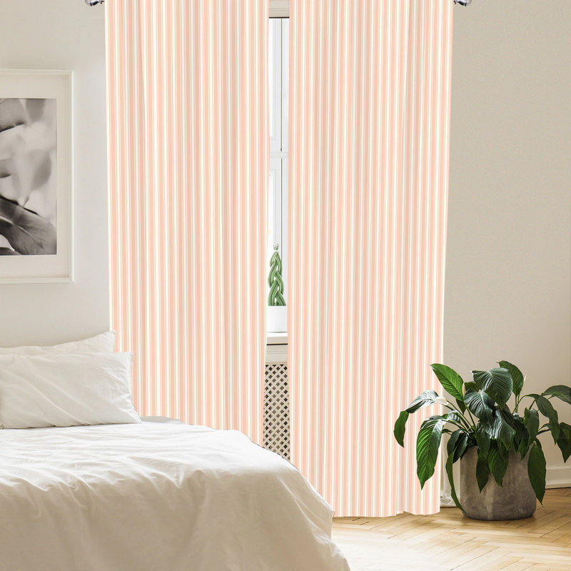Old House Romantic Semi-Sheer Rod Pocket Curtain Panels, 28" x 84"