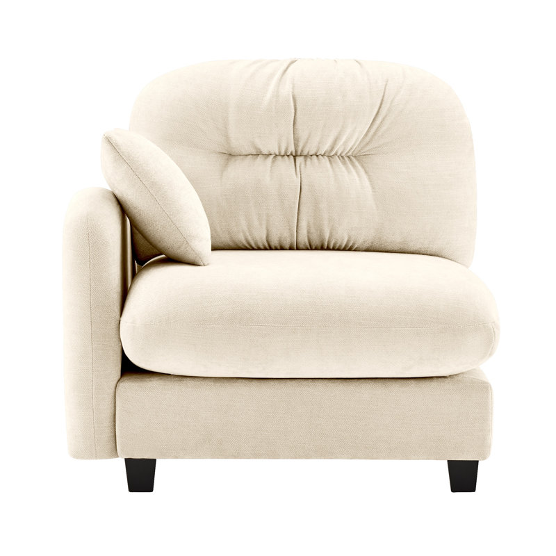 Canapé LSF avec 1 coussin - beige