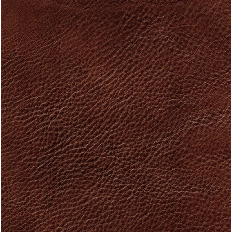 Canapé en cuir Maybell, Cuir véritable rouge Maybell