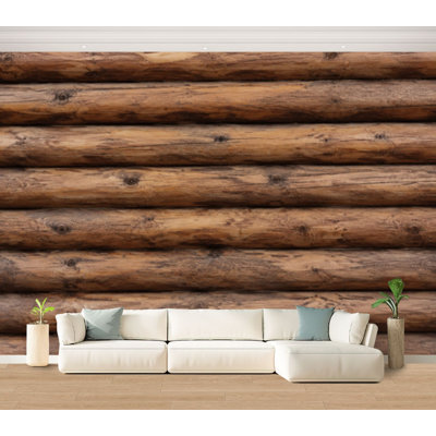 Papier peint adhésif mural en bois naturel sans soudure de style rustique, brun vieilli, brun, auto-adhésif, papier contact amovible, décoration murale pour salon Chambre à coucher H 100 po x l 144 po