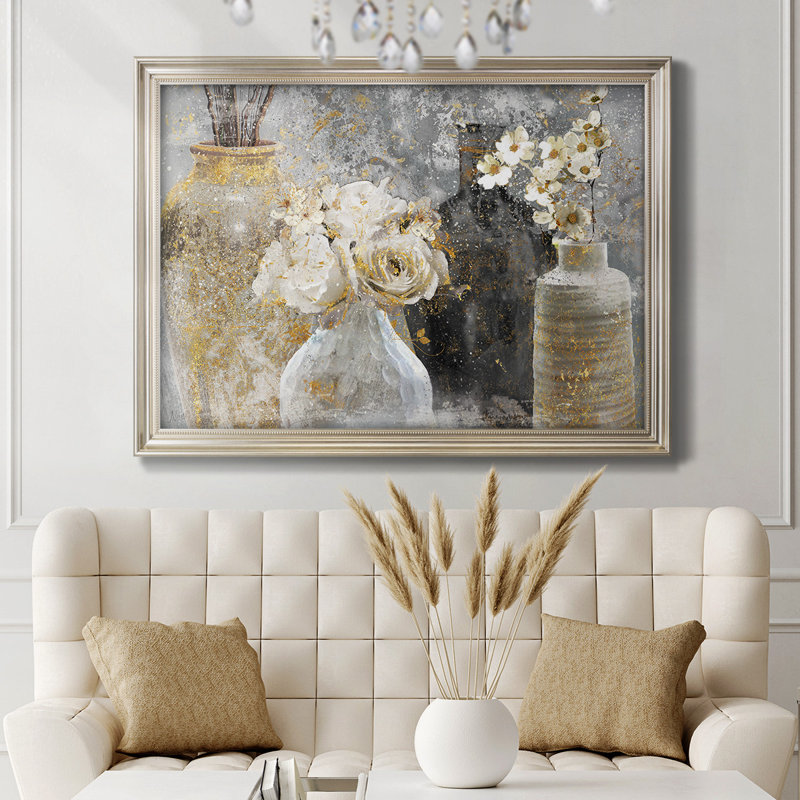 Fleur Couture - reproduction d'art sur toile, L 32 po x H 23 po