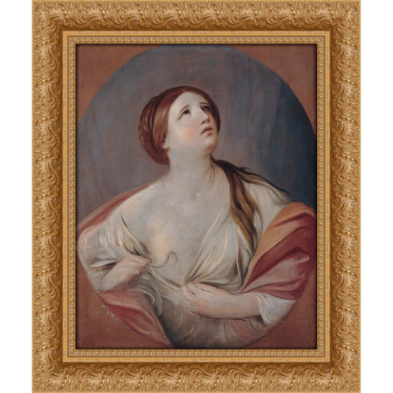 Cléopâtre (1640 - 1642), H 18 po x l 15 po x P 1,5 po