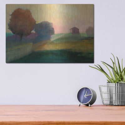 Red Barrel Studio® «Autumn A.m.» par Jan L. Waldron, art mural en métal