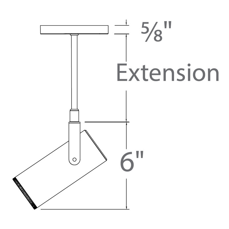 Paloma Adjustable Beam White LED Ceiling Spot Light