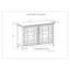Armoire de rangement basse Connaught