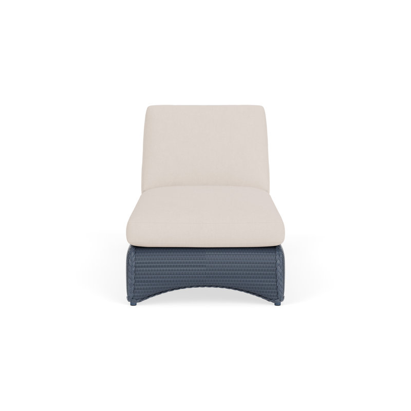 Loom Outdoor Chaise Lounge, Friendly Carnival, Denim Blue