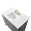 Ensemble de meuble-lavabo autoportant à simple cuve 42 po avec plateau en marbre Lavallon-105245170-105245161