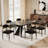 Moiser 65" to 94.5" Extendable Dining Table For 8-10 with Sintered Stone Top-644550685