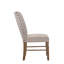 Chaise d'appoint rembourrée (ensemble de 2)