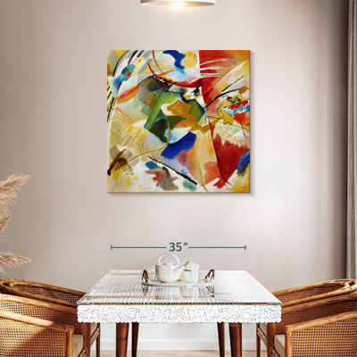 Peinture Isaias avec centre vert