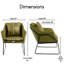 Chaise d'appoint Adore Decor Odile-26127406