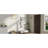 White Space - Saving Floating Makeup Vanity With Big Mirror, Wall Mounted Storage 3 Drawers, 5 Pockets & Hooks Unit For Small Decor