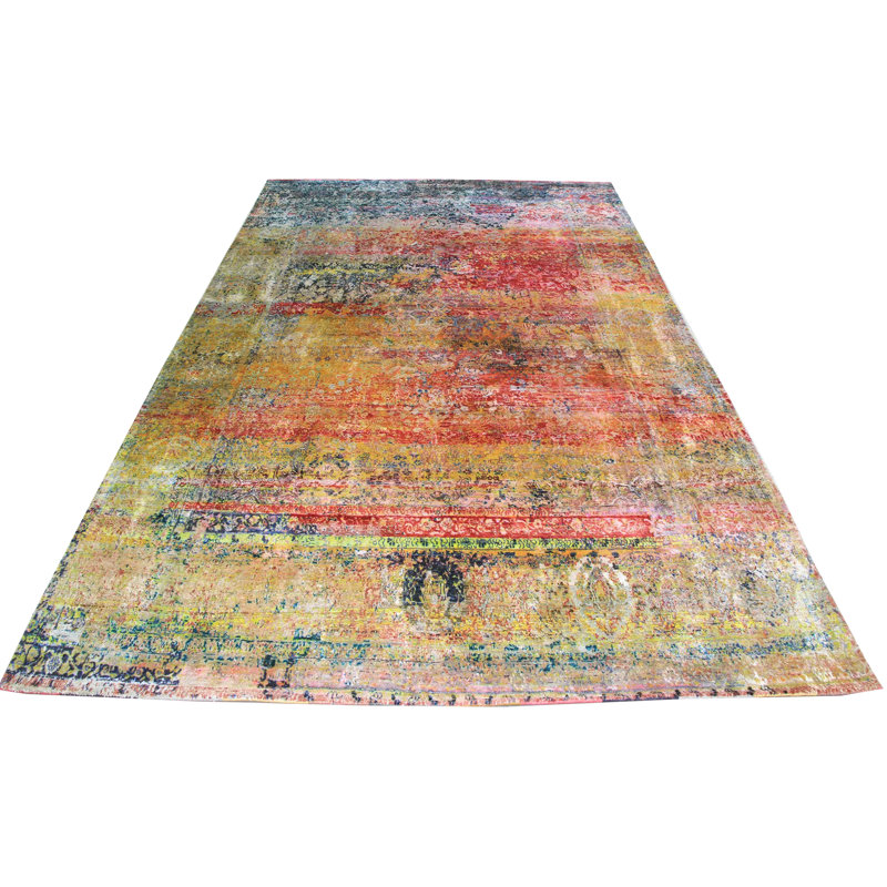 Purple Alchemy Traditional Silk Rug - 7'11"" x 9'8""