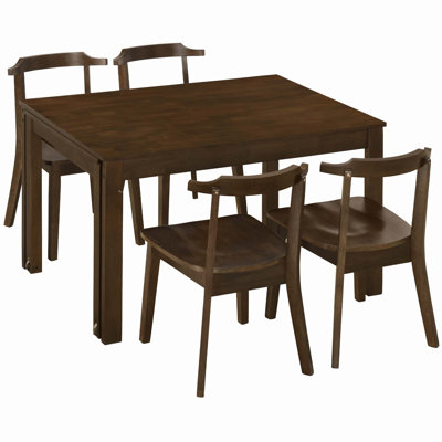 Jenessis Rectangular 47.3'' L x 31.5'' W Dining Set -  Red Barrel StudioÂ®, 43D17E56854F46CBB89ECD97B654231A