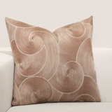 F Scott Fitzgerald Ocean Crossing Noir Square Pillow Cover & Insert